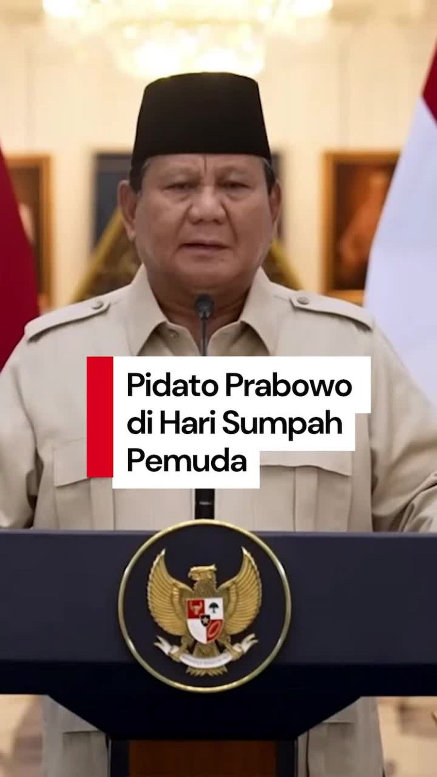 Video Pesan Prabowo ke Pemuda Indonesia: Jangan Takut Gagal