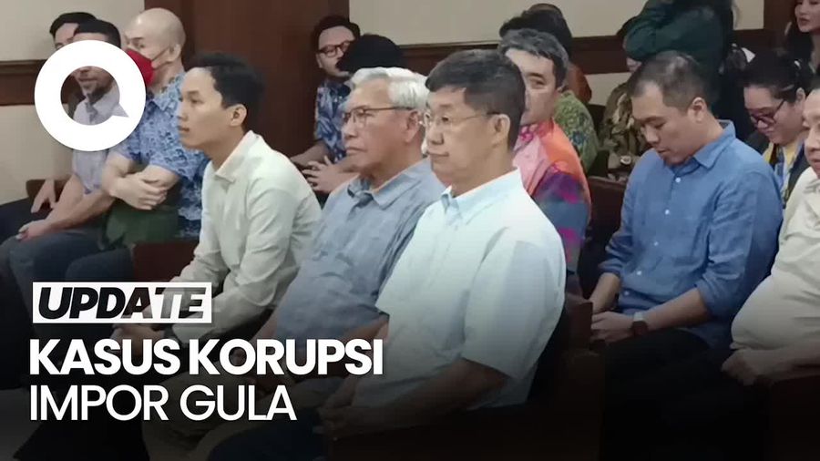 Video: Korupsi Impor Gula, 4 Bos Perusahaan Swasta Divonis 4 Tahun Bui