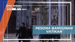 Mengagumi Karya Arsitektur dan Patung Megah di Dalam Bangunan Vatikan di Italia  