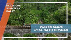 Menikmati Keseruan Water Slide PLTA Batu Busuak di Sumatera Barat  