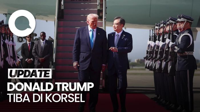 Video: Trump Tiba di Korsel, Jadi Akhir dari Perjalanannya ke Asia