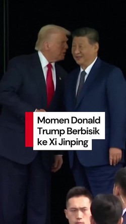 Video: Bisik-bisik Donald Trump ke Xi Jinping Usai Pertemuan di Korsel