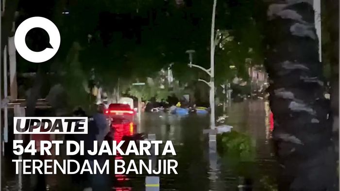 Video: Ini Daftar 54 RT di Jakarta yang Masih Terendam Banjir