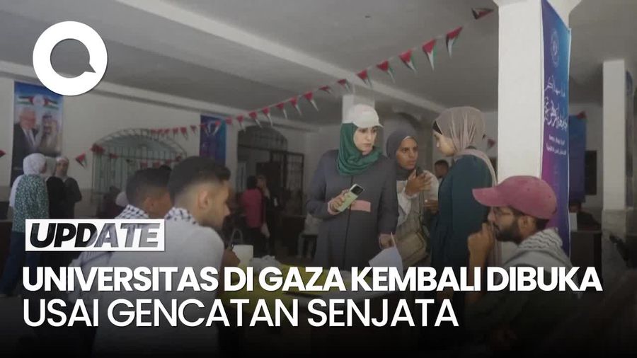 Video: Universitas Kembali Dibuka di Gaza Usai Gencatan Senjata