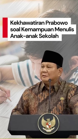 Video: Amanat Prabowo ke Mendikdasmen-Menkeu soal Pelajaran Menulis Anak Sekolah