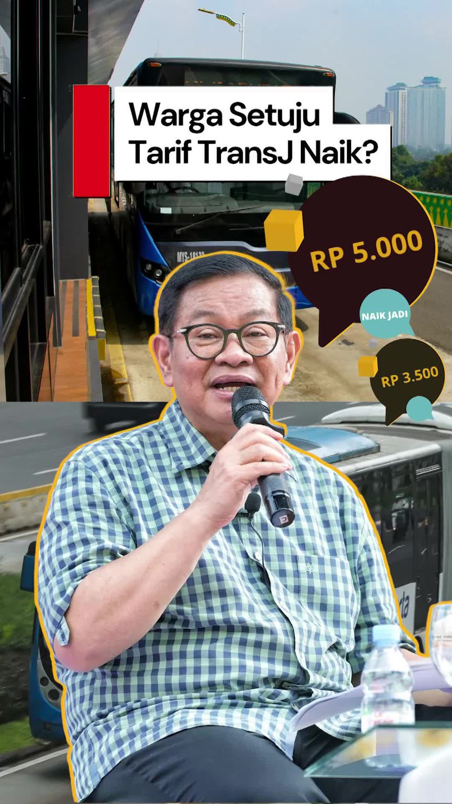 Video Warga Setuju Tarif Transjakarta Naik, Asal... Video Warga Setuju Tarif Transjakarta Naik, Asal...