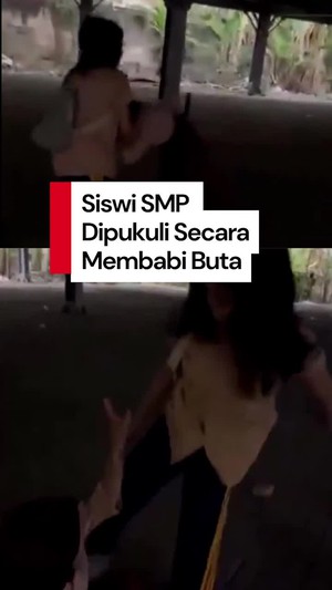 Video: Siswi SMP di Tangerang Dipukuli gegara Dituding Jadi Informan Polisi
