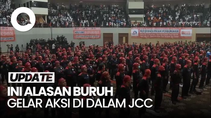 Video Alasan Buruh Gelar Aksi di JCC: Cegah Kasus 28 Agustus Terulang