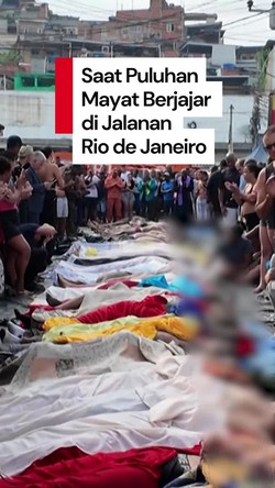 Video: Puluhan Mayat Tergeletak Setelah Polisi Brasil Serbu Markas Narkoba