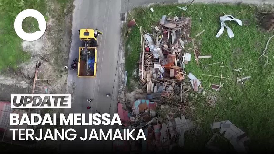 Video dari Udara: Kerusakan Imbas Badai Melissa di Jamaika