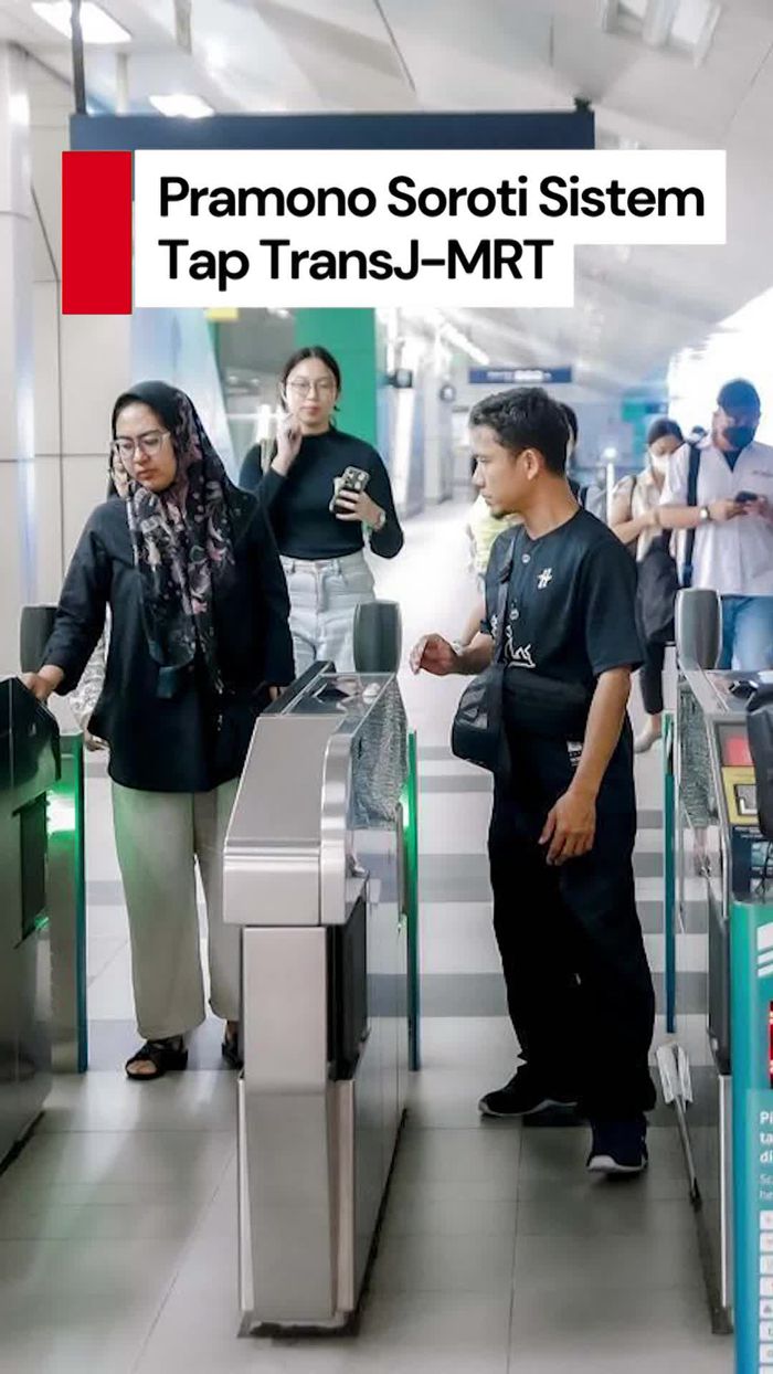 Video: Pramono Soroti Sistem Tap TransJ-MRT yang Sering Gangguan