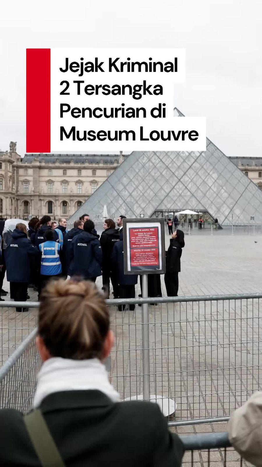 Video: Identitas 2 Tersangka Pencurian Museum Louvre Video: Identitas 2 Tersangka Pencurian Museum Louvre