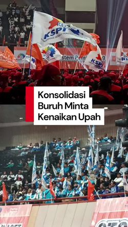 Video: Ribuan Buruh Gelar Konsolidasi di JCC, Minta Upah Naik 8,5-10,5% Video: Ribuan Buruh Gelar Konsolidasi di JCC, Minta Upah Naik 8,5-10,5%