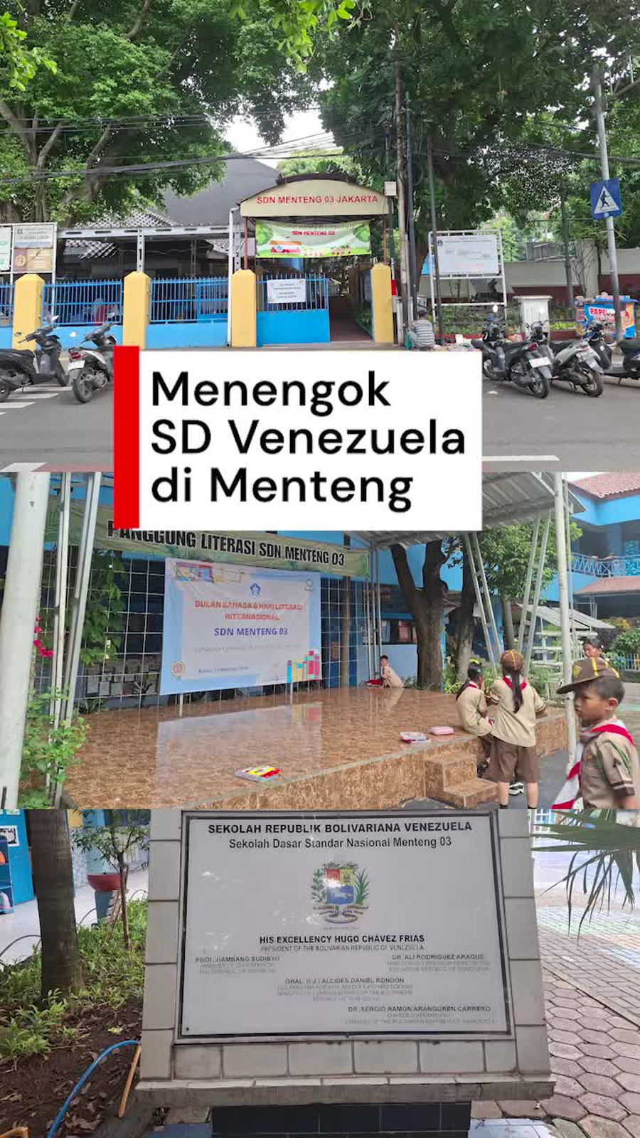 Video: Melihat SDN Menteng 03 Jakarta, Sekolah yang Dijuluki SD Venezuela Video: Melihat SDN Menteng 03 Jakarta, Sekolah yang Dijuluki SD Venezuela