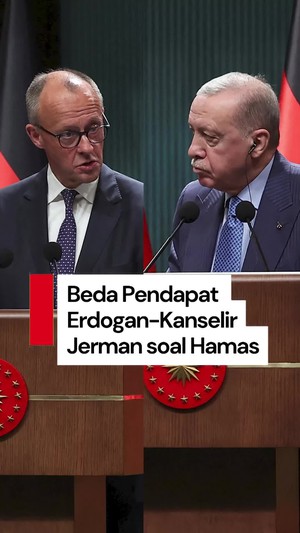 Video Erdogan Sekakmat Kanselir Jerman yang Salahkan Hamas Atas Gaza