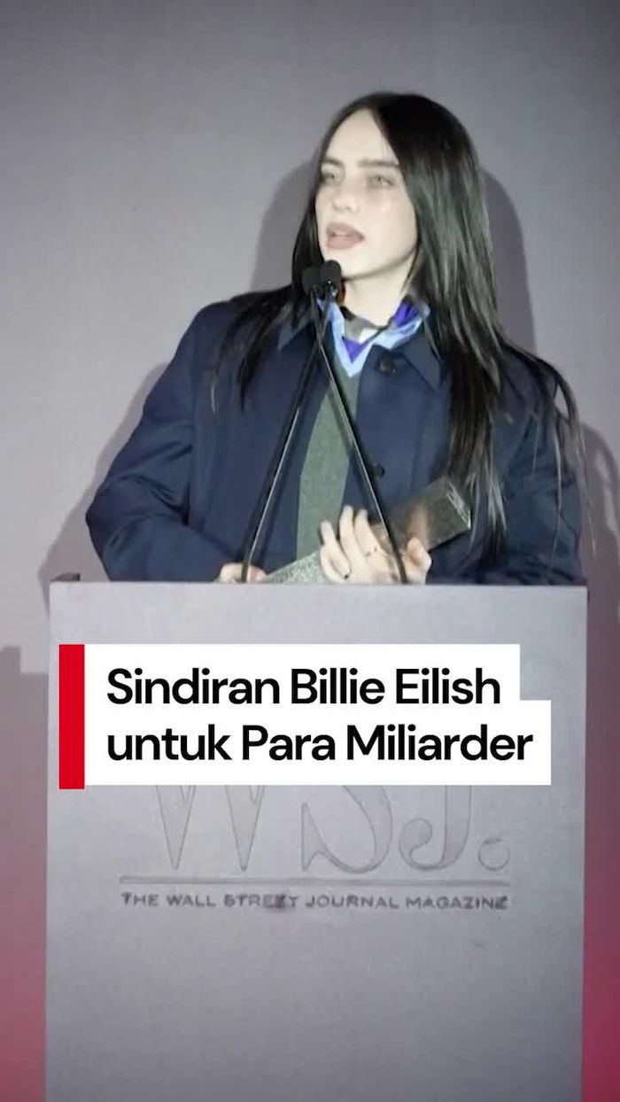 Video Billie Eilish Roasting Miliarder: Pakai Uang untuk Hal-hal Baik Video Billie Eilish Roasting Miliarder: Pakai Uang untuk Hal-hal Baik