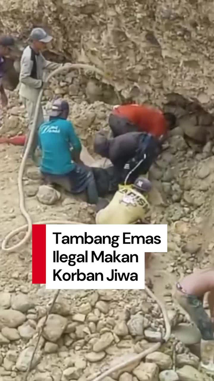 Video: 2 Pekerja Tambang Emas Ilegal di Gorontalo Tewas Tertimbun Longsor