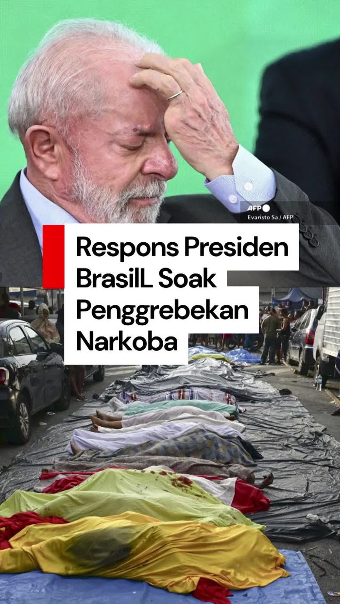 Video: Presiden Lula Terkejut Operasi Narkoba di Brasil Tewaskan 132 Orang