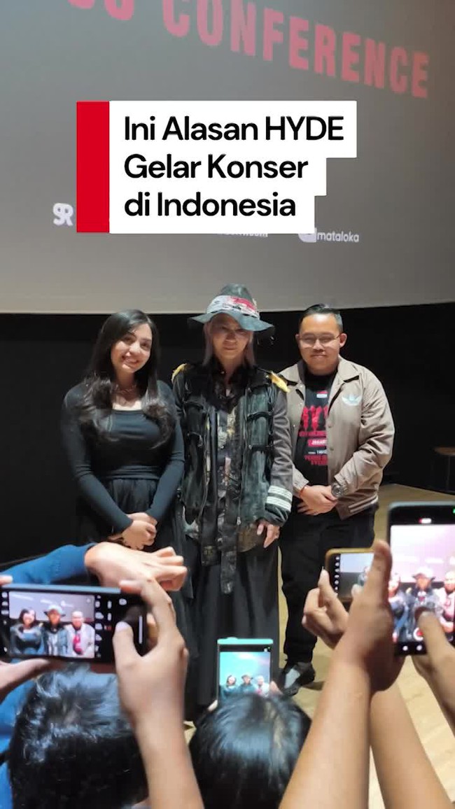 Video: HYDE Konser di Indonesia gegara Pengin Makan Rendang Video: HYDE Konser di Indonesia gegara Pengin Makan Rendang