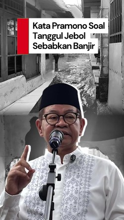 Video: Tanggul Baswedan-Kemang Jebol Bikin Banjir, Pramono: Segera Diperbaiki