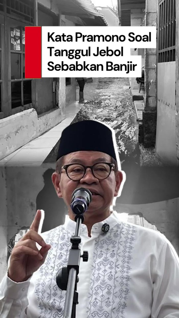 Video: Tanggul Baswedan-Kemang Jebol Bikin Banjir, Pramono: Segera Diperbaiki