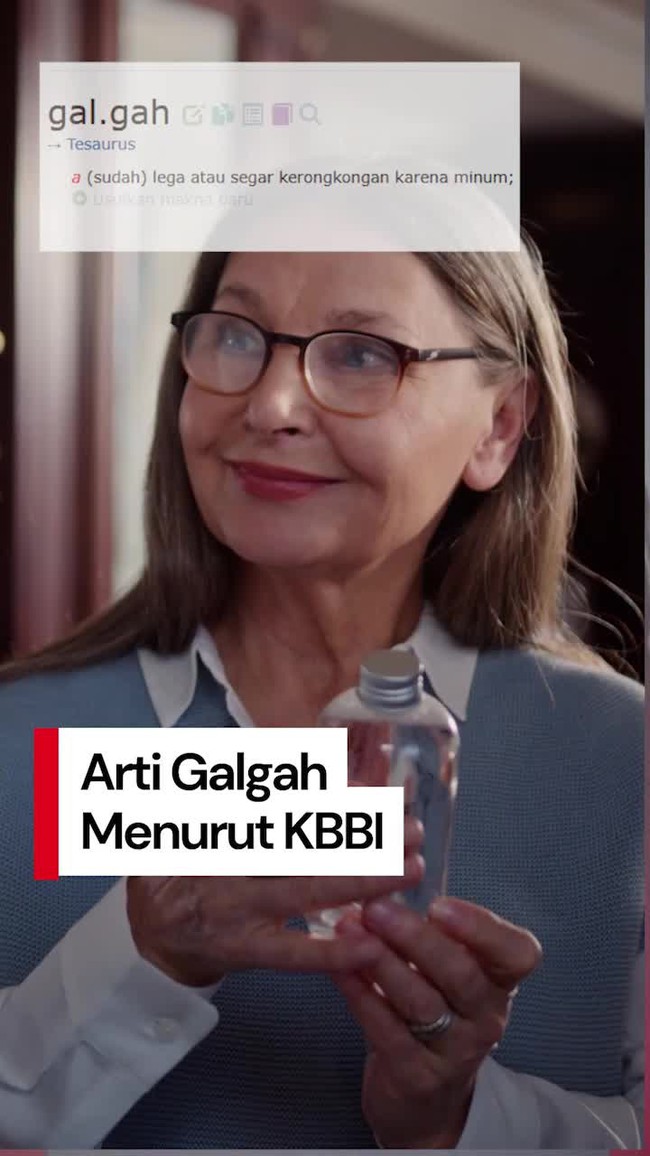 Video: Galgah Jadi Kosakata Baru di KBBI, Lawan Kata dari Haus Video: Galgah Jadi Kosakata Baru di KBBI, Lawan Kata dari Haus