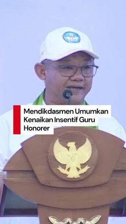  Video: Insentif Guru Honorer Bakal Naik Jadi Rp 400 Ribu per Bulan