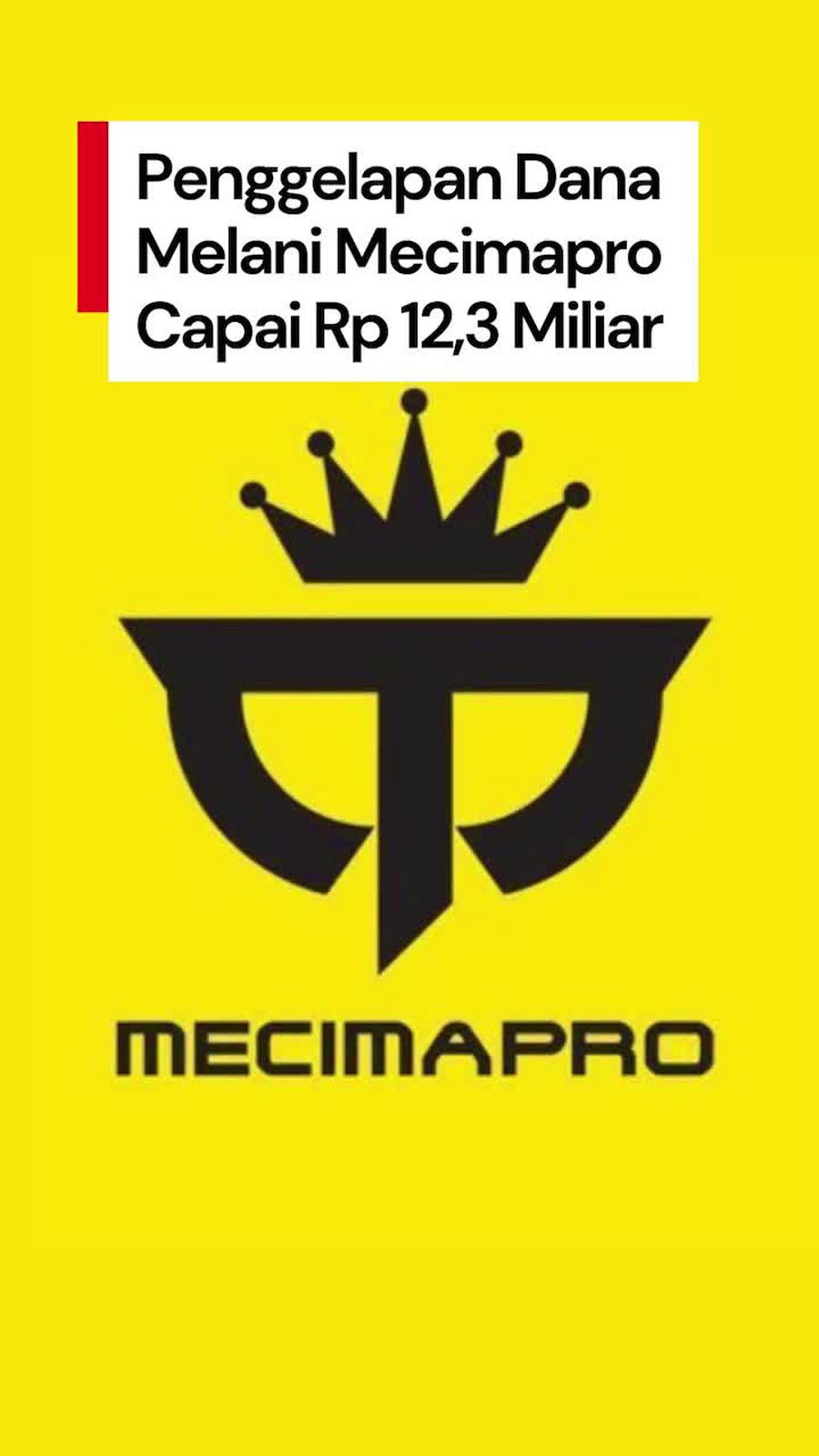 Video: Kerugian Korban Penggelapan Dana Melani Mecimapro Capai Rp 12,3 M