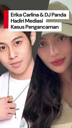 Video: Momen Erika Carlina-DJ Panda Hadiri Mediasi Kasus Pengancaman di Polda