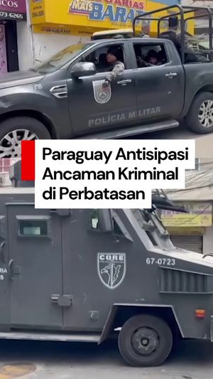 Video Paraguay Perketat Keamanan Perbatasan usai Operasi Narkoba di Brasil