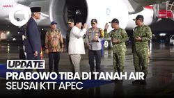 Video Prabowo Tiba di RI Setelah Selesai Menghadiri KTT APEC di Korsel