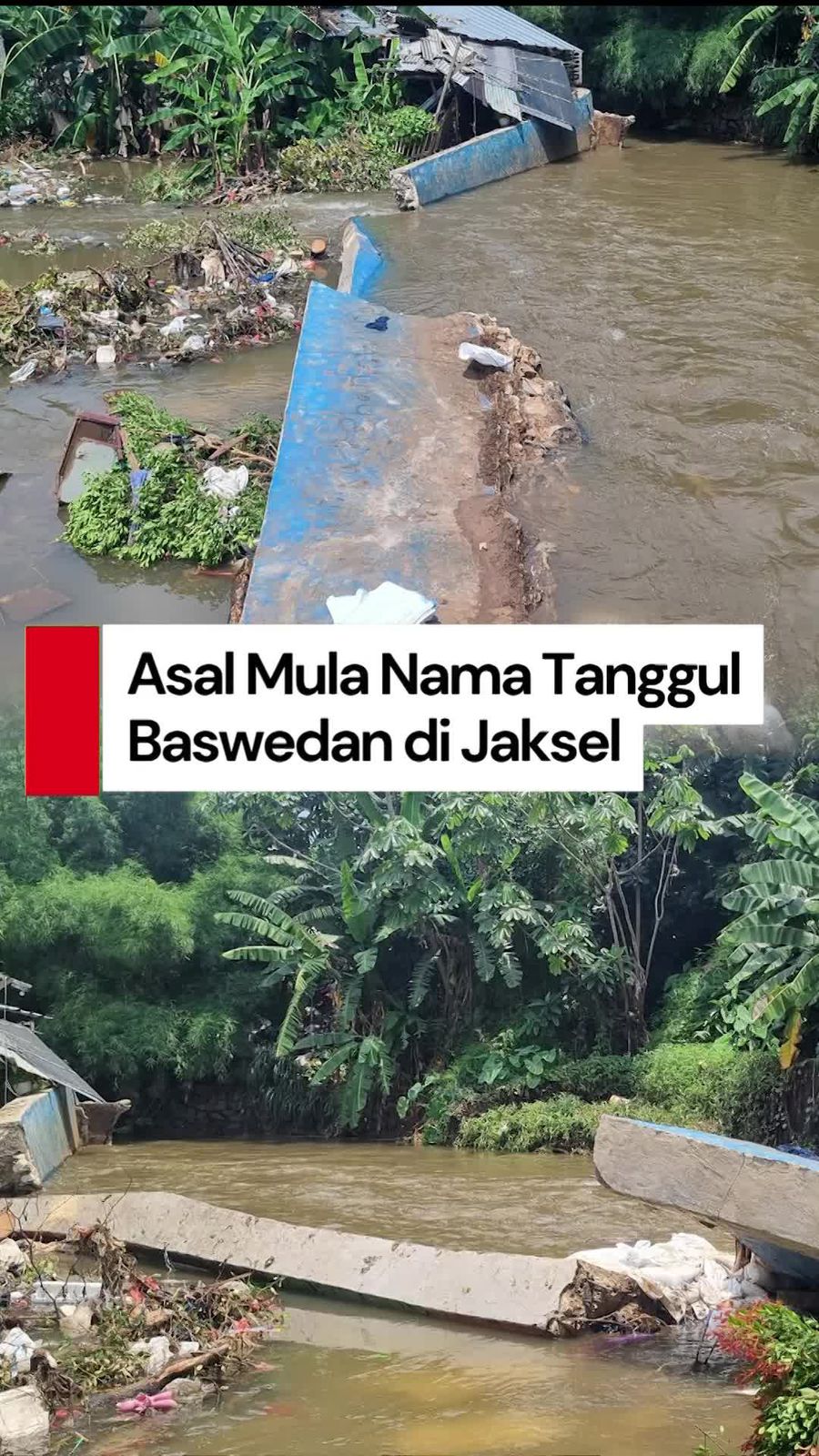 Video: Ketua RW Jelaskan Asal Mula Nama Tanggul Baswedan di Jati Padang