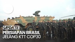 Video Pasukan Keamanan Brasil Gelar Latihan Skala Besar Jelang KTT COP30
