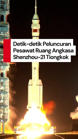 Video: Momen Pesawat Shenzhou-21 Tiongkok Berhasil Diluncurkan!