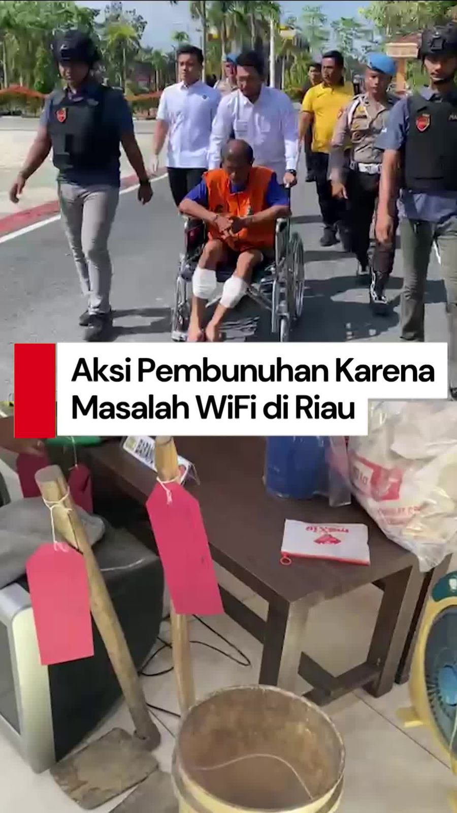 Video: Pria di Riau Dibunuh Teman-Dikubur Pakai Terpal gegara Masalah WiFi