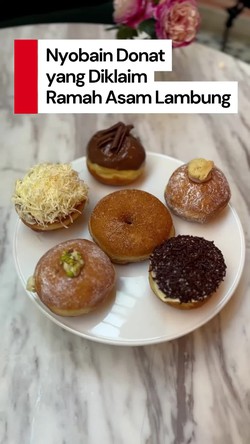 Video: Donat Ini Diklaim Ramah Asam Lambung, Apa Rahasianya?