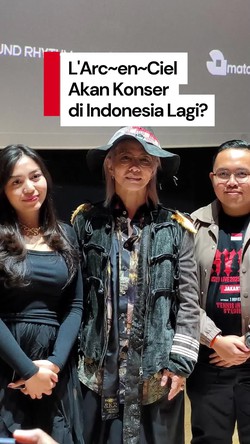 Video HYDE Spill Kemungkinan LArc-en-Ciel Konser Lagi di Indonesia