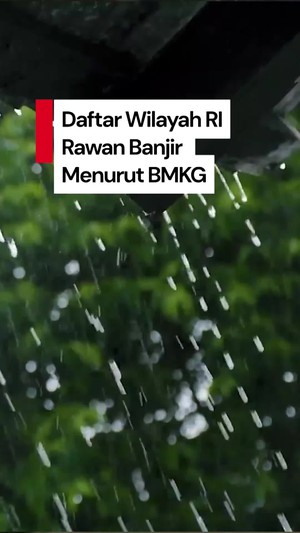 Video: Ini Daftar Wilayah RI Paling Rawan Banjir Menurut BMKG