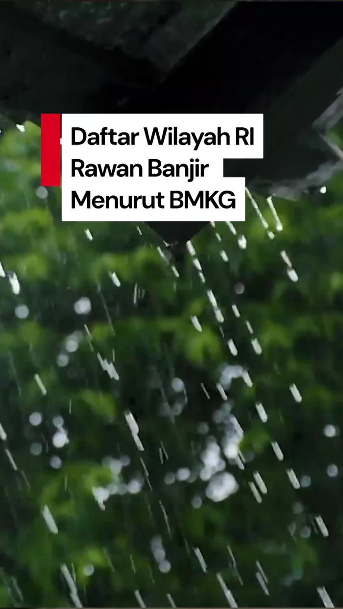 Video: Ini Daftar Wilayah RI Paling Rawan Banjir Menurut BMKG