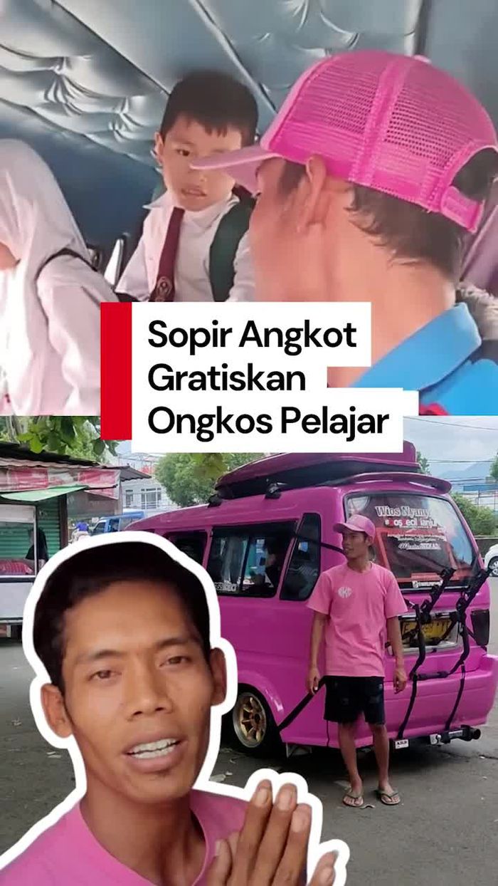 Video: Kisah Dani, Sopir Angkot Cianjur yang Gratiskan Ongkos Siswa SD