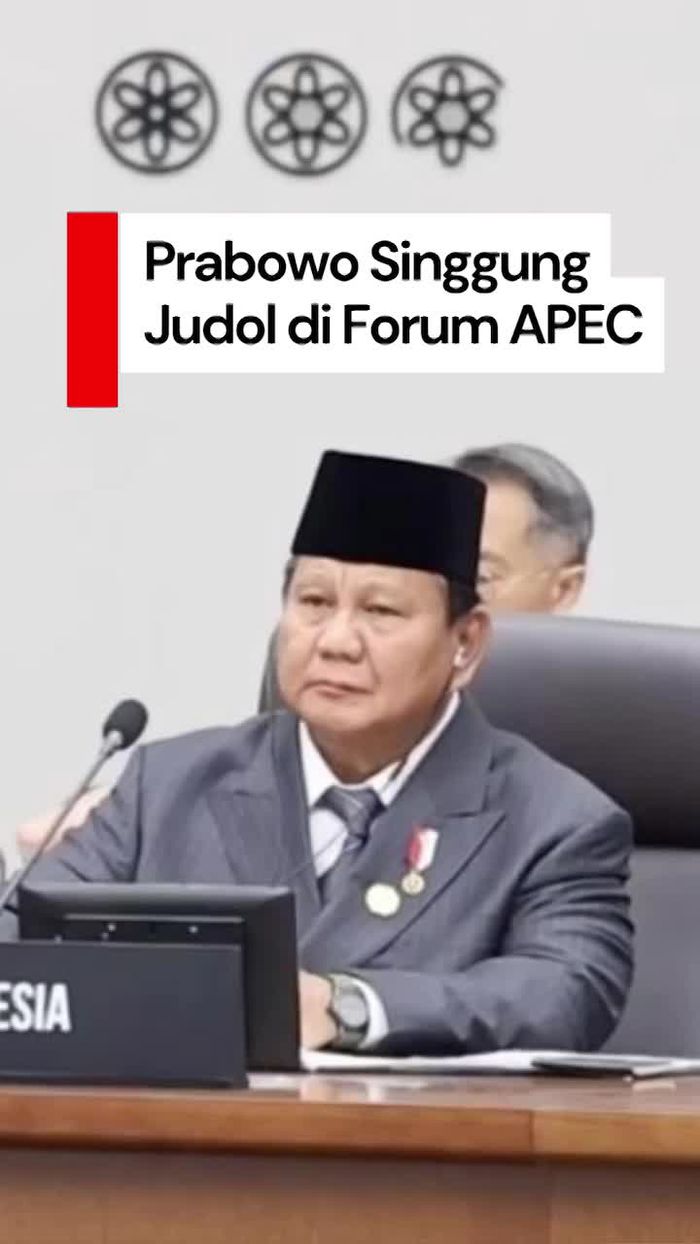 Video Saat Prabowo Bicara RI Kehilangan US$ 8 Miliar per Tahun gegara Judol di APEC