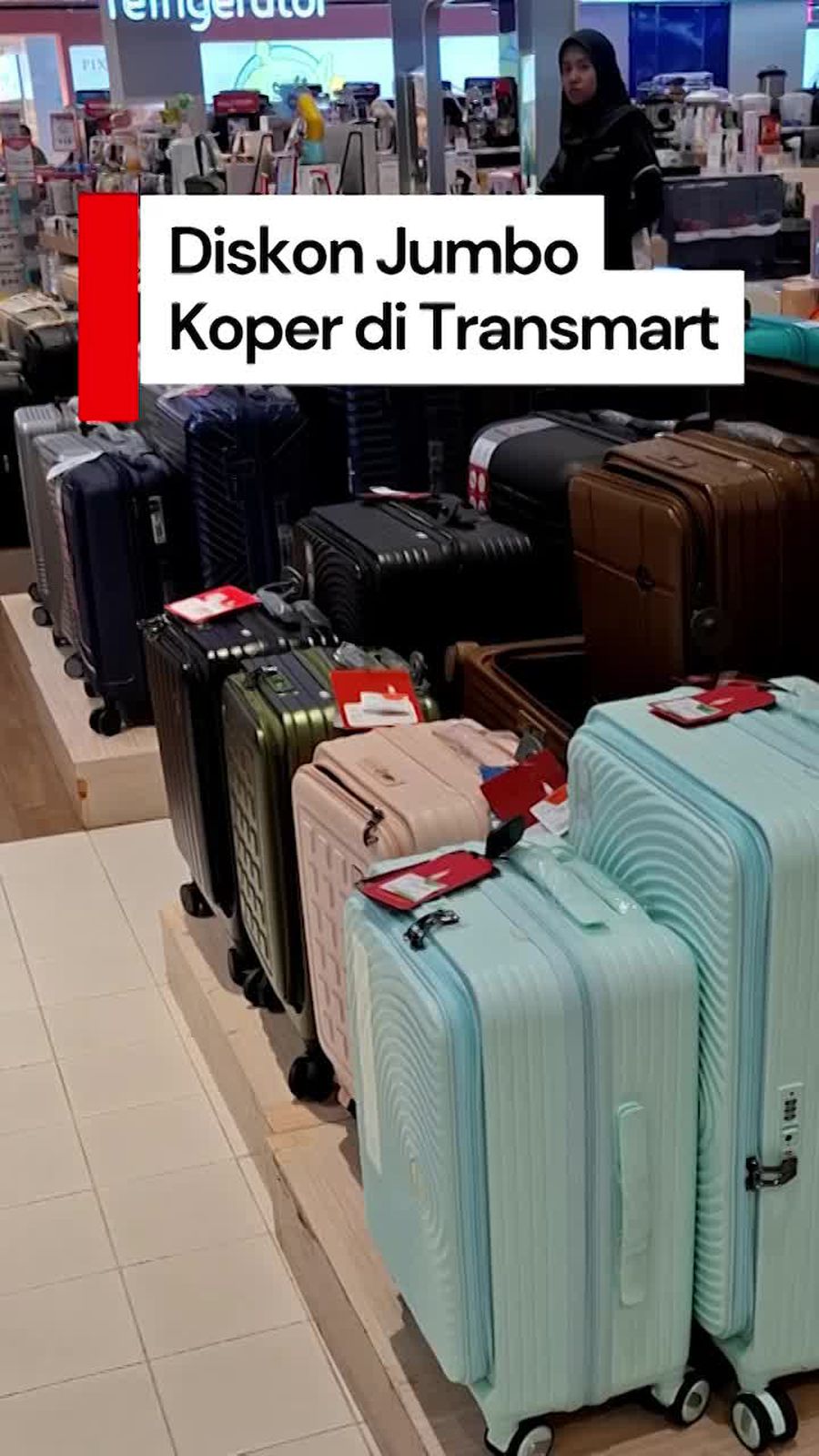 Video Buruan Merapat! Harga Koper di Transmart Diskon Hingga 50% + 20%