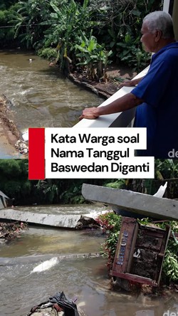 Video: Warga Tak Masalah Nama Tanggul Baswedan Diganti Jadi Pramono