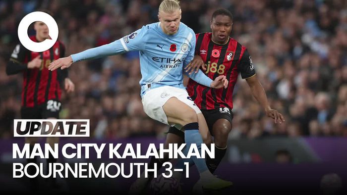 Video Man City Vs Bournemouth: The Citizens Menang 3-1