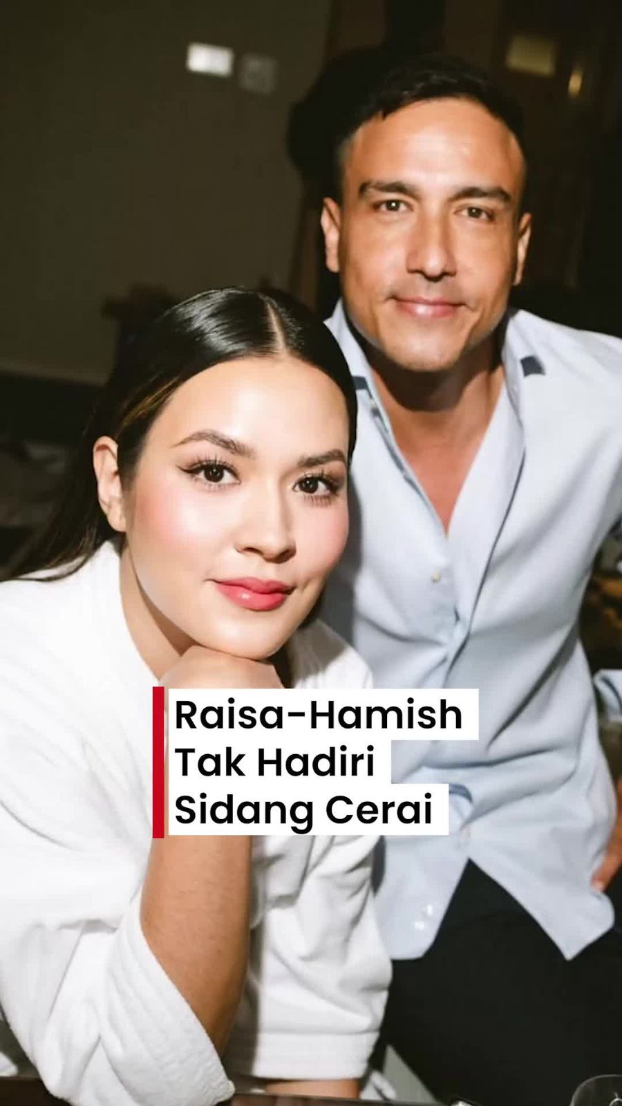 Video: Raisa-Hamish Daud Absen di Sidang Cerai Perdana