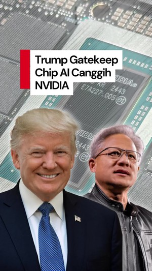 Video Trump Tak Mau Negara Lain Punya Chip AI Canggih Blackwell NVIDIA 
