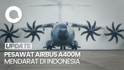 Video: Momen Pendaratan Perdana Pesawat Airbus A400M di Indonesia