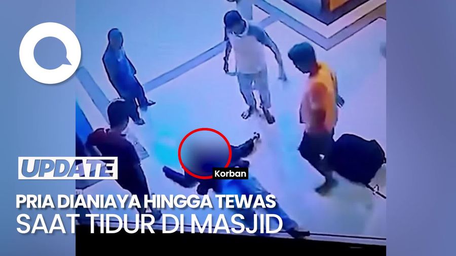 Video: Pria Dianiaya hingga Tewas saat Tidur di Masjid Sibolga Sumut