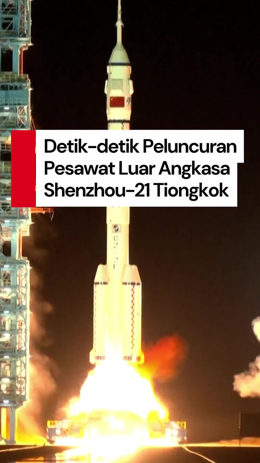 Video: Momen Pesawat Shenzhou-21 Tiongkok Berhasil Diluncurkan!