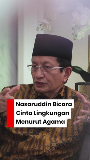 Video: Nasaruddin Bicara Cinta Lingkungan Menurut Agama
